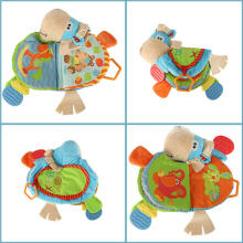 Ikonka Art.KX4611 Sensory book rattle teether aas