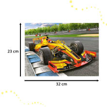 Ikonka Art.KX4372 CASTORLAND Puzzle 60 tk Racing Bolide rajal - Võidusõiduauto 5+