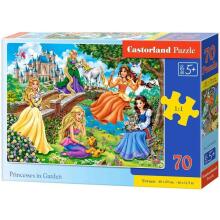 Ikonka Art.KX4371 CASTORLAND Puzzle 70 tk Printsessid aias - Printsessid aias 5+