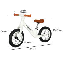 Ikonka Art.KX4355_1 Trike Fix Balance PRO maastikuratas valge