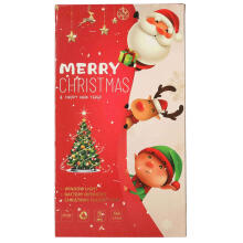 Ikonka Art.KX4354 LED jõulud ripptuled Merry Christmas kaunistus 45cm