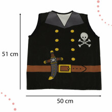 Ikonka Art.KX4300 Piraat meremehe karnevali kostüüm 3-8 aastat vana