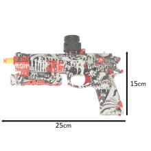 Ikonka Art.KX4091 Geelpüstoli veepüss akutoitega USB + 550tk klaasid. 7-8mm