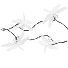 Ikonka Art.KX4968 Päikesepaneelide aiatuled 6.5m 30LED soe valge