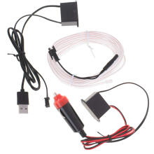 Ikonka Art.KX4956_2 LED ümbritsev valgustus auto / auto USB / 12V lint 3m valge