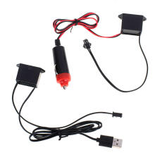 Ikonka Art.KX4956_2 LED ümbritsev valgustus auto / auto USB / 12V lint 3m valge