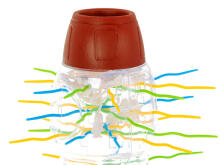 Ikonka Art.KX5342_1 Astronaut kapsel bier arcade mäng punane
