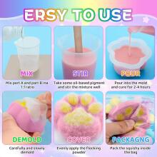 Squishy DIY Kit Art.158477 täitepakk limapalli masinale