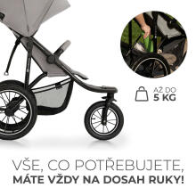 KinderKraft Helsi 2 Art.KSHELS00GRY0000 Dust Grey Vanker