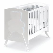 Cam Lettino Orsopolly Art.G217 Bianco Laste puidust voodi