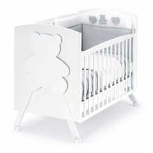 Cam Lettino Orsopolly Art.G217 Bianco Laste puidust voodi