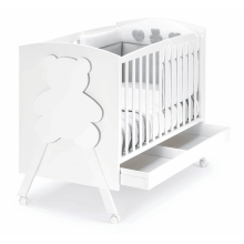 Cam Lettino Orsopolly Art.G217 Bianco Laste puidust voodi