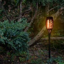Ikonka Art.KX4966 Päikeselampide aialambid 12LED 4tk.