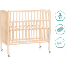 Fillikid Bedside Crib Nino  Art.555-00 Natur Laste voodi puidust, häll