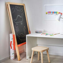 Made in Sweden Art.304.889.66 Big Wooden doubble sided kids Chalk board