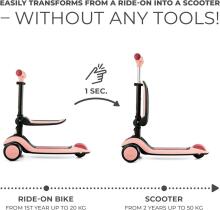 Kinderkraft  Halley Scooter Art.KRHALL00PNK0000 Rosa Pink Laste kolmerattaline tõukeratas