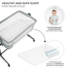 KinderKraf Neste Up 2 Art.KLNEUP02LGR0000 Light Grey  Reisivoodi
