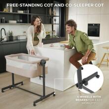 KinderKraf Neste Up 2 Art.KLNEUP02LGR0000 Light Grey  Reisivoodi