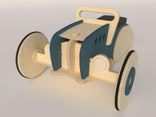 Designs Call HOT ROD Art.159430 Black Ratastel mänguasjakast