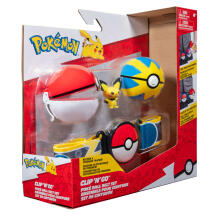 POKEMON Clip ´n´ Go Vöökomplekt figuuriga, W15