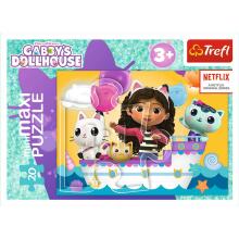 TREFL GABBY´S DOLLHOUSE Mini maxi pusle, 20 osa