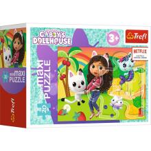 TREFL GABBY´S DOLLHOUSE Mini maxi pusle, 20 osa