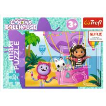 TREFL GABBY´S DOLLHOUSE Mini maxi pusle, 20 osa