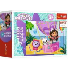 TREFL GABBY´S DOLLHOUSE Mini maxi pusle, 20 osa