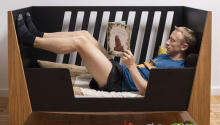 Nordi Kidson Baby Bed Oak Art.NF02001-1 White