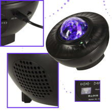 Ikonka Art.KX4405 Tähtede prožektor LED öine pall bluetooth puldiga