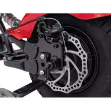 Motorcycle Chopper Warrior Art.160676 Red Võimas 12v lapsega elektriline auto