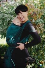 Little Frog  Wrap Sling  Art.160822 Teal Wonderlust