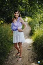 Little Frog  Wrap Sling  Art.160830 Lilac Florora
