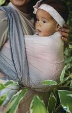 Little Frog  Wrap Sling  Art.160836 Linen Foggy Cube