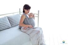 Little Frog Wrap Sling Art.160947 Grey Cube