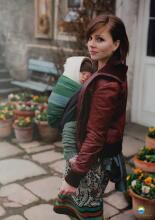 Little Frog Wrap Sling Art.160971 Grey Cube