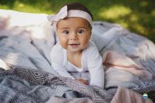 Little Frog Wrap Sling Art.160993 Linen Foggy Cube