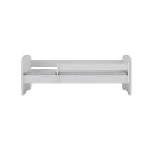 Babydreams white bed without a pattern, without a drawer, mattress 180/80