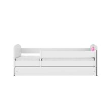 Bed babydreams white princess on horse with drawer without mattress 180/80