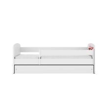 Bed babydreams white fire brigade with drawer with non-flammable mattress 180/80