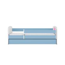 Bed babydreams blue princess on horse without drawer without mattress 140/70