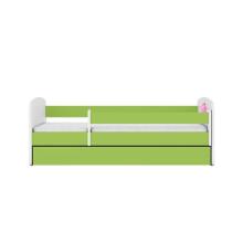 Bed babydreams green princess on horse with drawer without mattress 140/70