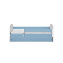Classic 1 blue bed without drawer, without mattress 160/80