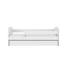 Bed babydreams white horse with drawer with non-flammable mattress 140/70
