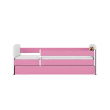 Bed babydreams pink truck with drawer with non-flammable mattress 160/80