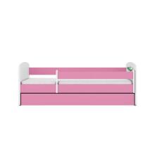 Bed babydreams pink baby dino with drawer with non-flammable mattress 180/80