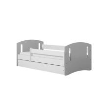 Classic 2 mix gray bed with drawer, unplanned mattress 140/80