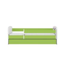 Babydreams green panda bed with drawer, mattress 160/80
