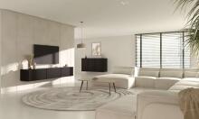Dallas TV cabinet, black