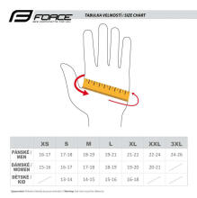 Вело перчатки Force Square  Electro Yellow /Black L